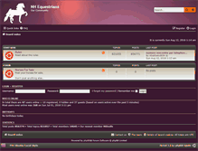 Tablet Screenshot of nhequestrians.com